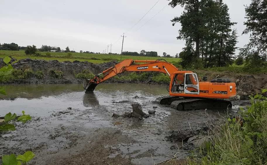 Kopanie stawów i zbiorników wodnych